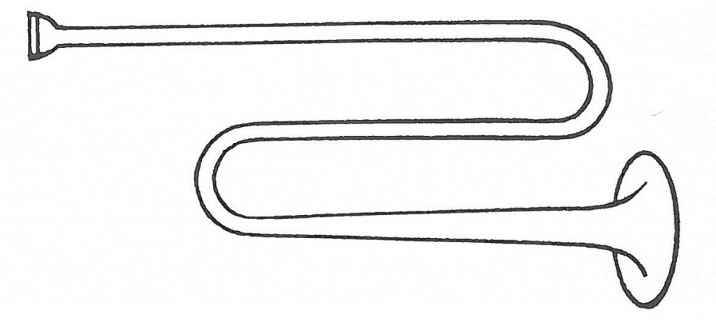 Trombeta em forma de "S" - Flatschart Horns