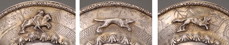 Detalhe do aro da campana - Wolf Wilhelm Haas, Nürnberg, 1754-1759 - Flatschart Horns